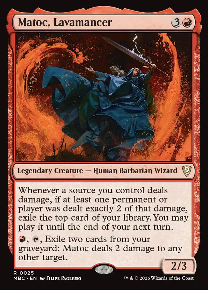 Matoc, Lavamancer