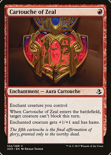 Cartouche of Zeal - akh Spoiler