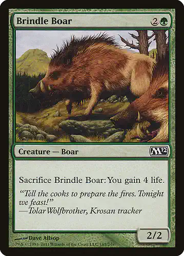 Brindle Boar - m12 Spoiler