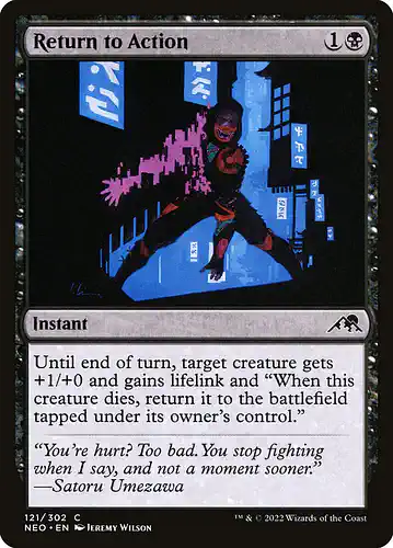 Return to Action - neo Spoiler