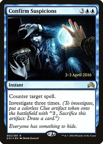 Confirm Suspicions - soi Spoiler