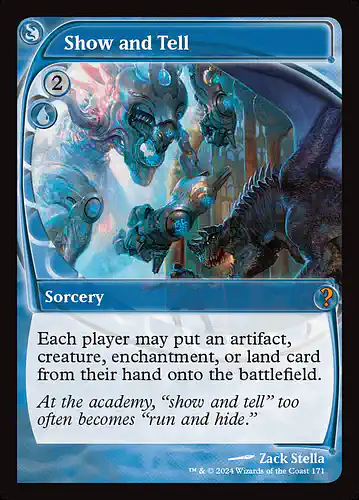 Show and Tell - mb2 Spoiler