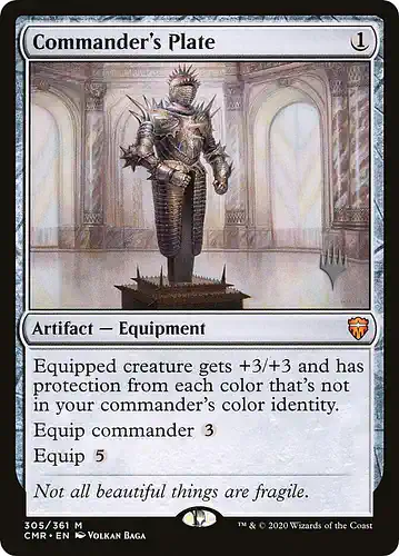 Commander's Plate - cmr Spoiler