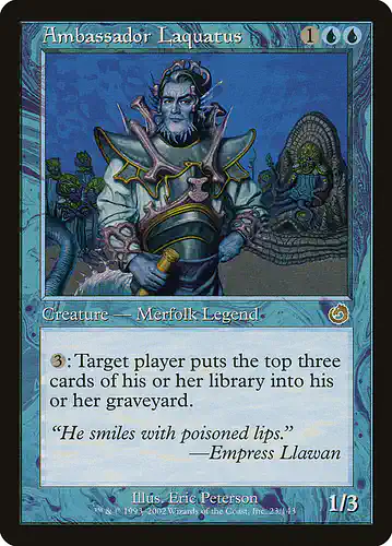 Ambassador Laquatus - tor Spoiler