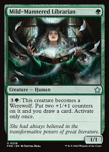 Mild-Mannered Librarian - fdn Spoiler