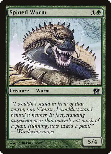 Spined Wurm - 8ed Spoiler