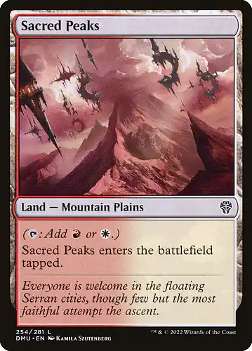 Sacred Peaks - dmu Spoiler