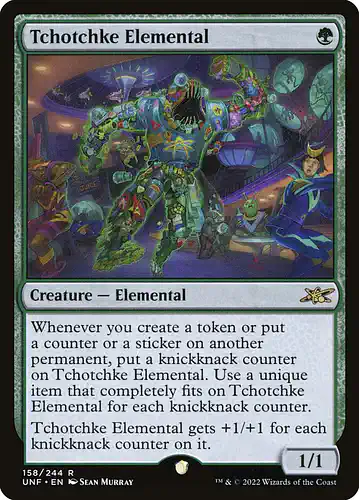 Tchotchke Elemental - unf Spoiler