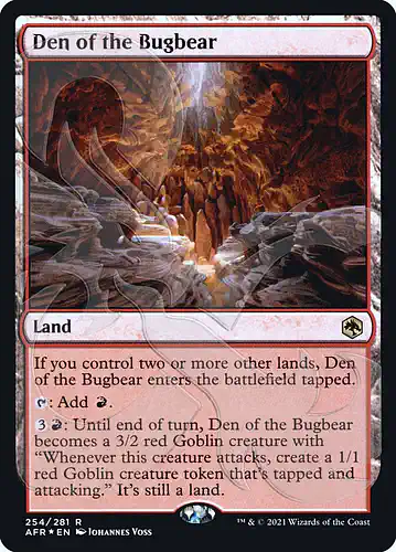 Den of the Bugbear - afr Spoiler
