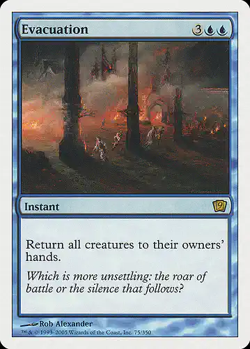 Evacuation - 9ed Spoiler