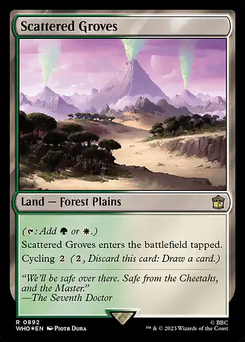 Scattered Groves - who Spoiler