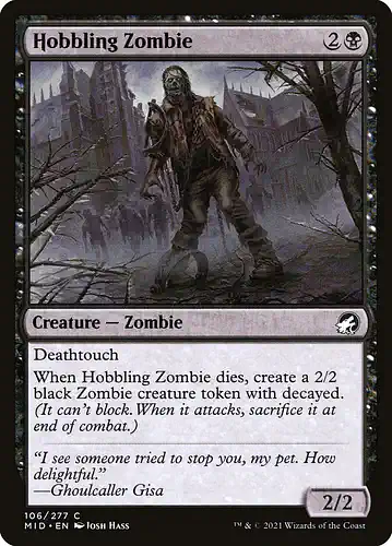 Hobbling Zombie - mid Spoiler