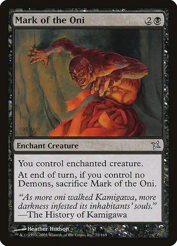 Mark of the Oni - bok Spoiler