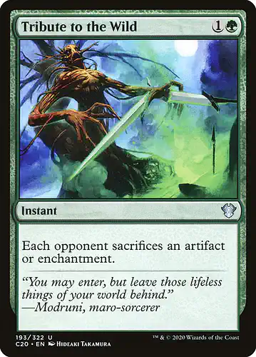Tribute to the Wild - c20 Spoiler