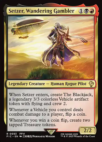 Setzer, Wandering Gambler - fic Spoiler