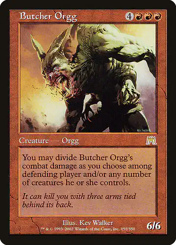 Butcher Orgg - ons Spoiler