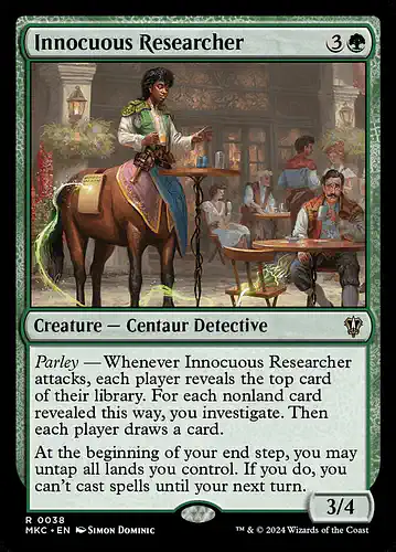 Innocuous Researcher - mkc Spoiler