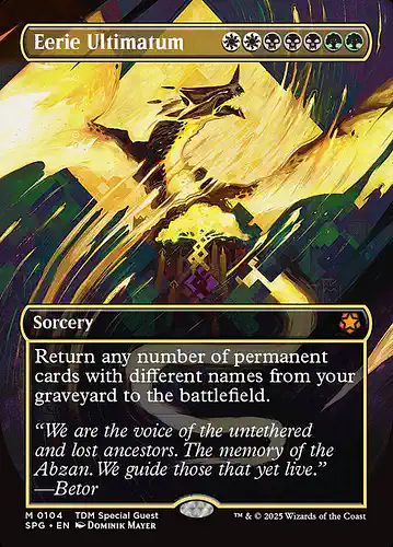 Eerie Ultimatum - spg Spoiler