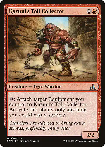Kazuul's Toll Collector - ogw Spoiler