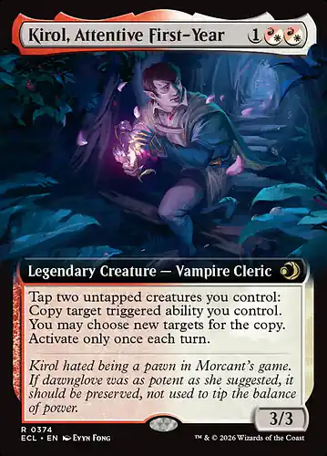 Kirol, Attentive First-Year - ecl Spoiler