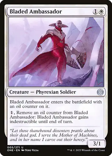 Bladed Ambassador - one Spoiler