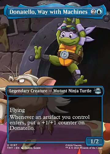 Donatello, Way with Machines - tmt Spoiler