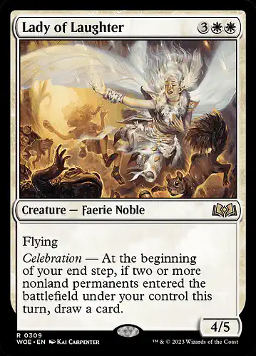 Lady of Laughter - woe Spoiler