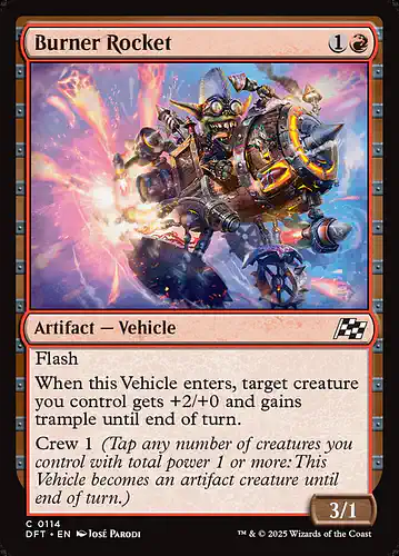Burner Rocket - dft Spoiler