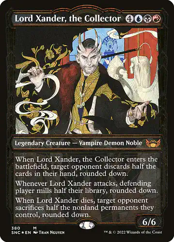 Lord Xander, the Collector - snc Spoiler