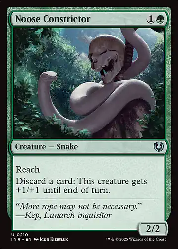 Noose Constrictor - inr Spoiler