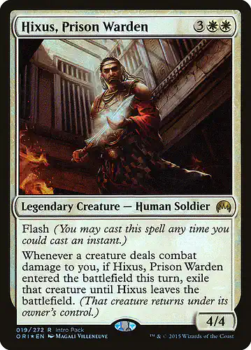 Hixus, Prison Warden - ori Spoiler
