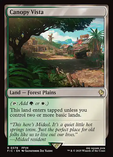 Canopy Vista - fic Spoiler