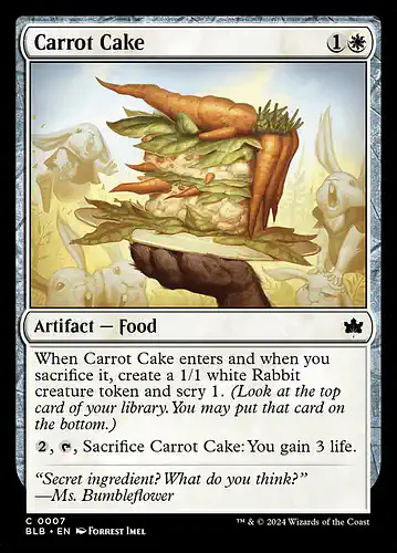 Carrot Cake - blb Spoiler
