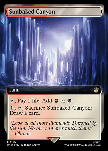 Sunbaked Canyon - who Spoiler