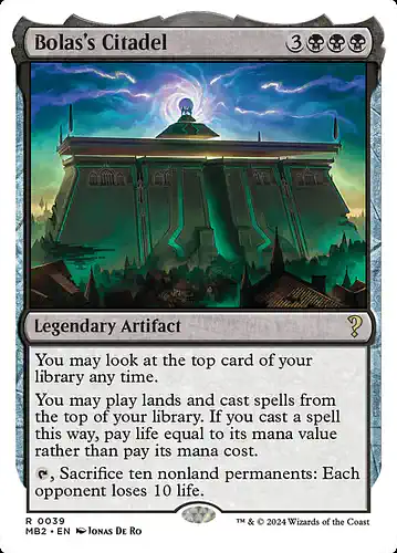 Bolas's Citadel - mb2 Spoiler