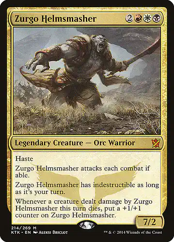 Zurgo Helmsmasher - ktk Spoiler