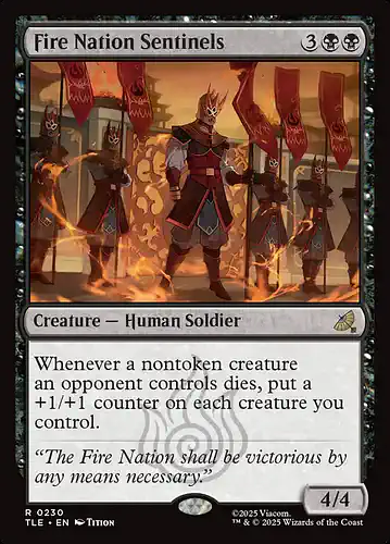 Fire Nation Sentinels - tle Spoiler