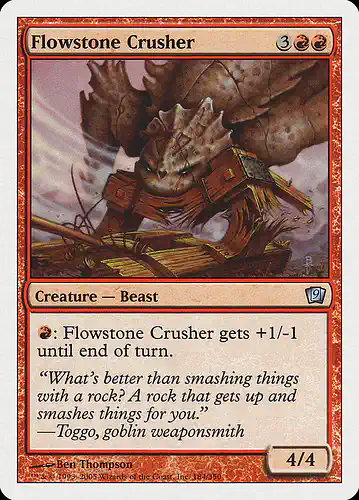 Flowstone Crusher - 9ed Spoiler