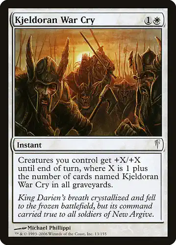 Kjeldoran War Cry - csp Spoiler