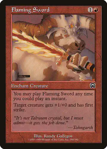 Flaming Sword - mmq Spoiler