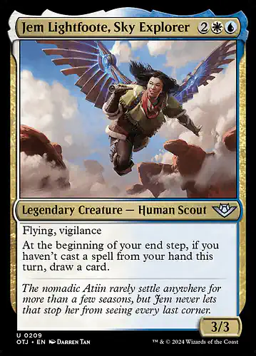 Jem Lightfoote, Sky Explorer - otj Spoiler