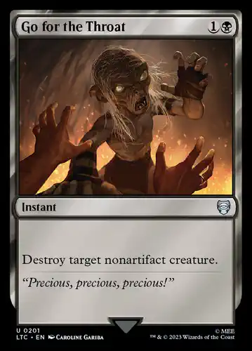 Go for the Throat - ltc Spoiler