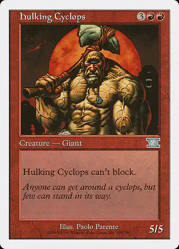 Hulking Cyclops - 6ed Spoiler