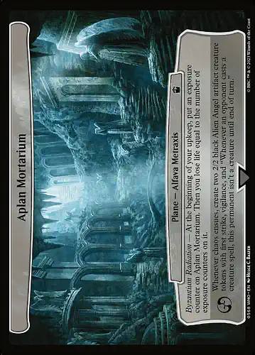 Aplan Mortarium - who Spoiler