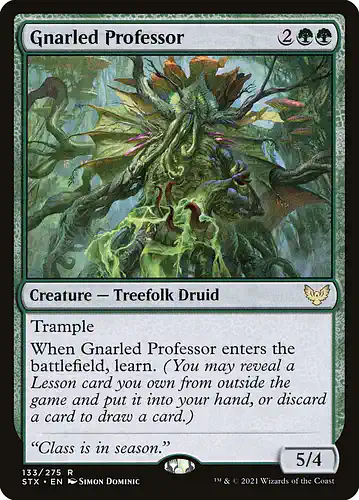 Gnarled Professor - stx Spoiler