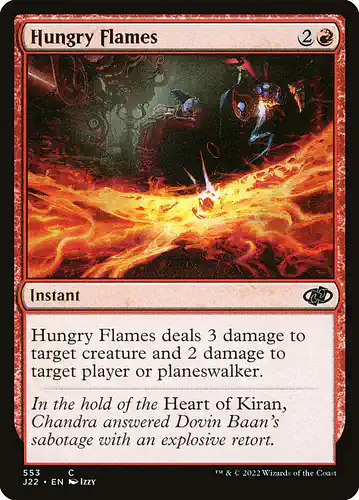 Hungry Flames - j22 Spoiler