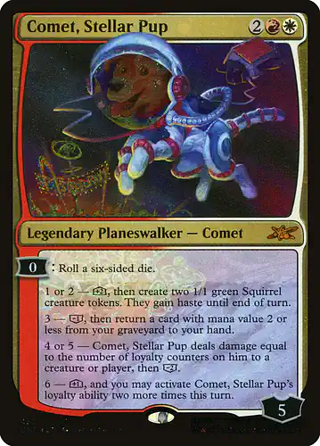 Comet, Stellar Pup - unf Spoiler