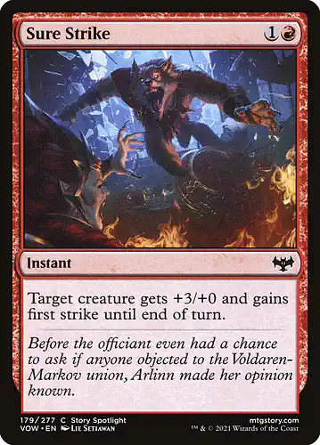 Sure Strike - vow Spoiler