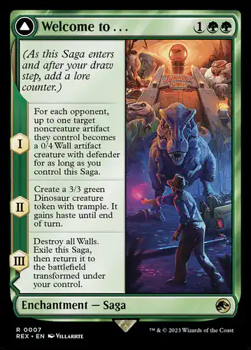 Welcome to . . . - rex Spoiler