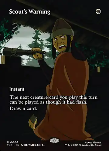 Scout's Warning - tle Spoiler